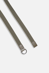 CINTURA RIGATA IN CORDA VERDE MILITARE